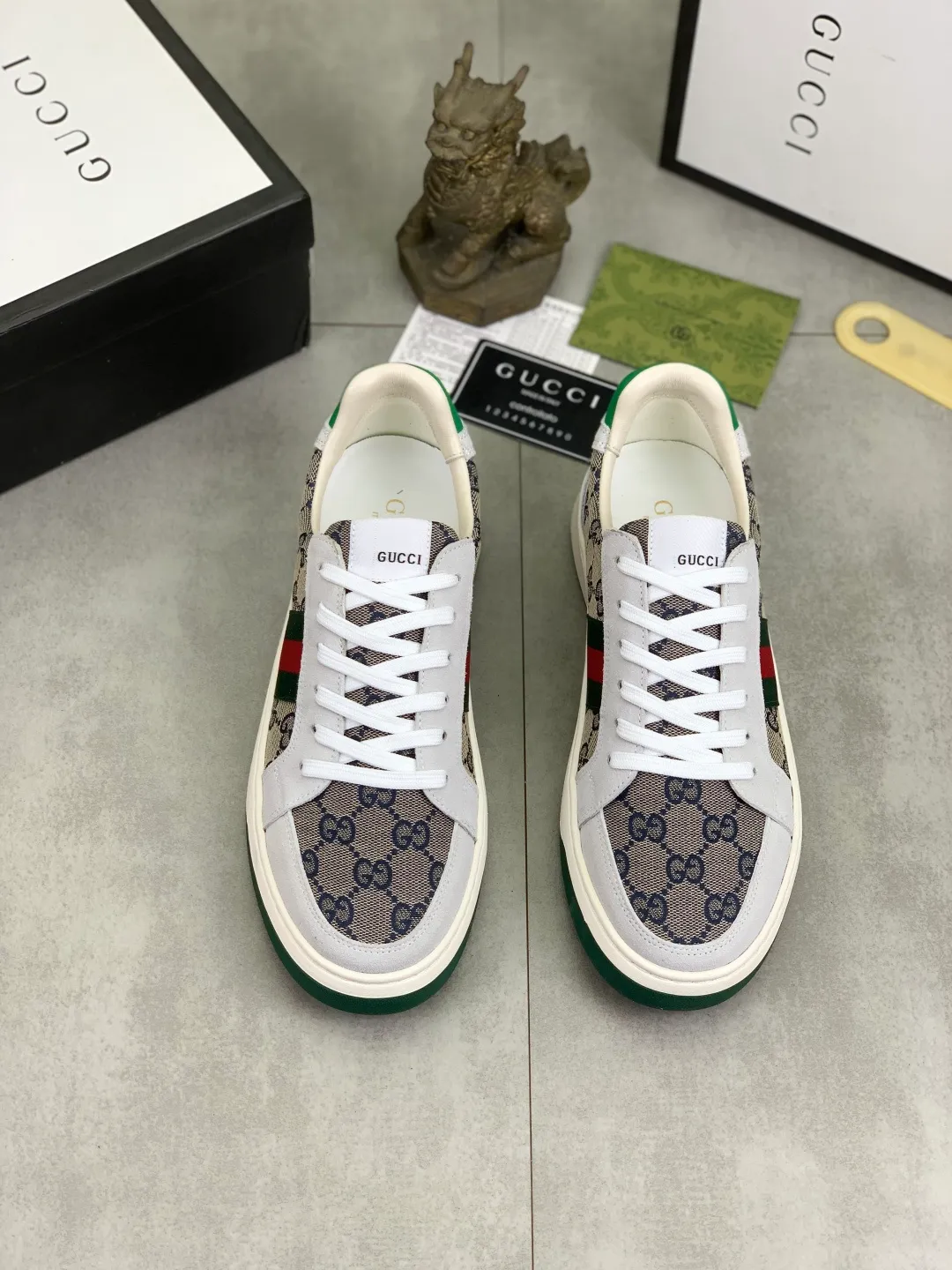 Men's men's shoes 💰P420💰【New model】 🆘 The latest model from Gucci official website🎁Classic casual and fashionable men's shoes👟Best model💥The style is simple and elegant, exclusive for trendy men. Unique official website latest brand elements👑Gucci original decoration, fashionable and generous, the fabric is made of original soft calfskin➕Comfortable soft pigskin lining ✅Wear-resistant rubber outsole specified on the official website_Full of elasticity, the classic model taken at the counter 🎬Color: 3️⃣colors available😍Number of codes: 38-44 (45 46 customized)
